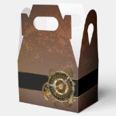 スチームパンク時計とアンティークギア フェイバーボックス (オープン)