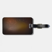 スチームパンク時計とアンティークギア ラゲッジタグ (裏面横)