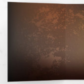 スチームパンク時計とアンティークギア 三つ折り案内状 (内部最初)