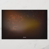 スチームパンク時計とアンティークギア 便箋 (裏面)