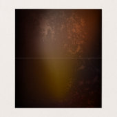 スチームパンク時計とアンティークギア 名刺 (内部フラット)