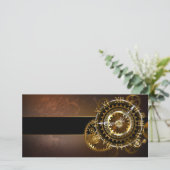 スチームパンク時計とアンティークギア 案内状 (スタンド正面)