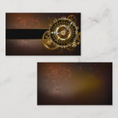 スチームパンク時計とアンティークギア 紹介カード (正面/裏面)