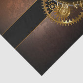 スチームパンク時計とアンティークギア 薄葉紙 (詳細)