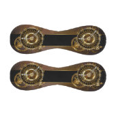 スチームパンク時計とアンティークギア 野球ボール (パネル)