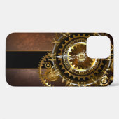 スチームパンク時計とアンティークギア Case-Mate iPhoneケース (裏面 (横))