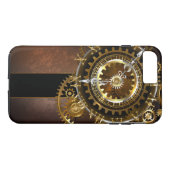 スチームパンク時計とアンティークギア Case-Mate iPhoneケース (裏面(横))
