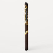 スチームパンク時計とアンティークギア Case-Mate iPhoneケース (裏面/左)