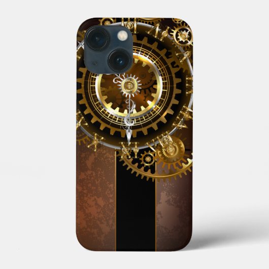 スチームパンク時計とアンティークギア Case-Mate iPhoneケース (裏面)
