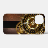 スチームパンク時計とアンティークギア Case-Mate iPhoneケース (裏面 (横))