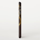 スチームパンク時計とアンティークギア iPhoneケース (左側)