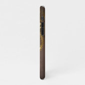 スチームパンク時計とアンティークギア iPhoneケース (左側)