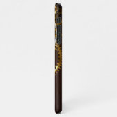 スチームパンク時計とアンティークギア iPhoneケース (左側)