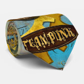 スチームパンク時計と時間 ネクタイ (ロール)