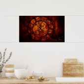 スチームパンク時計のポスター ポスター (キッチン)