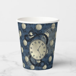 スチームパンク時計ゴシック 紙コップ