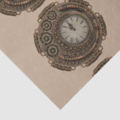 スチームパンク時計ティッシュペーパー 薄葉紙 (詳細)