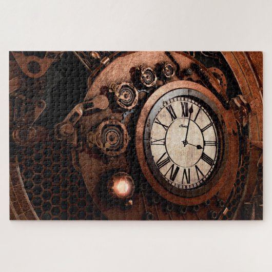 スチームパンク時計パズル ジグソーパズル (横)