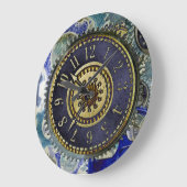 スチームパンク時計パターン ラージ壁時計 (傾斜)