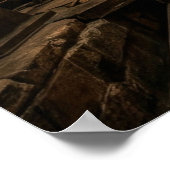 スチームパンク時計仕掛け機械ホール ポスター (角)