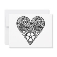 スチームパンク時計及びギアハート 婚約した