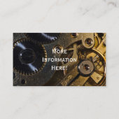 スチームパンク時計機構 名刺 (裏面)