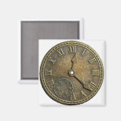 スチームパンク時計 マグネット (正面/裏面)