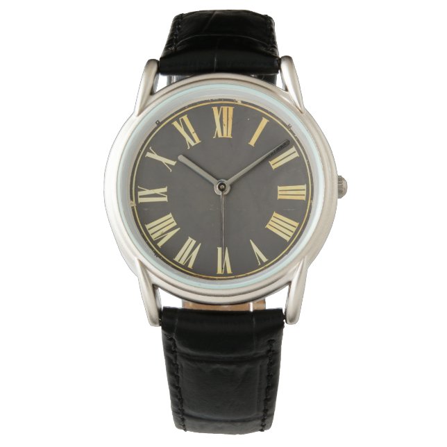 スチームパンク時計 腕時計 (正面)