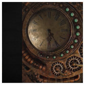 スチームパンク時間玄関クロックギアドア脂肪1/4 ファブリック (見本)