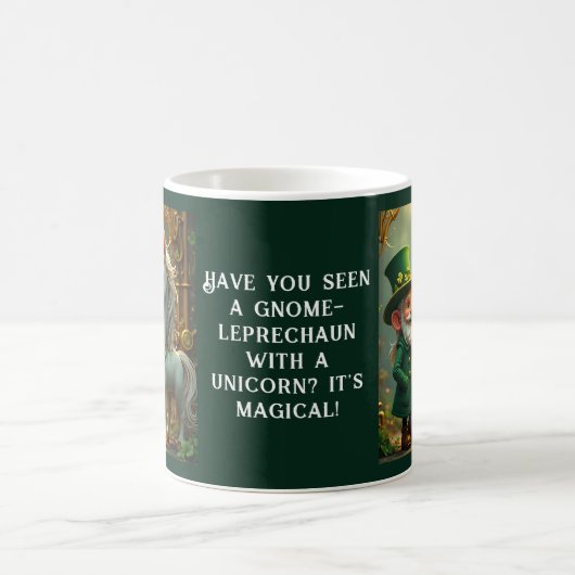 スチームパンク格言 – レプレショーンユニコーンSt patricks day コーヒーマグカップ (中央)