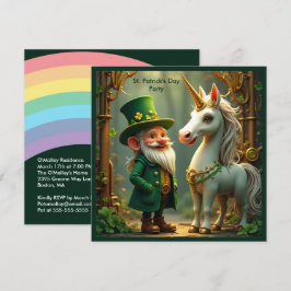スチームパンク格言 – レプレショーンユニコーンSt patricks day 招待状