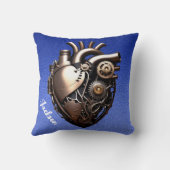 スチームパンク機械ハート クッション (裏面)