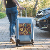 スチームパンク機械ビニールステッカー シール (スーツケースインサイチュ)