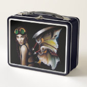 スチームパンク機械妖精 メタルランチボックス (正面)