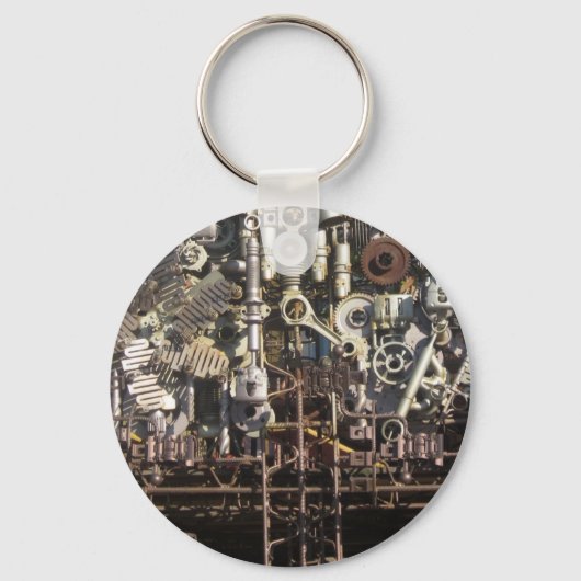 スチームパンク機械機械 キーホルダー (正面)