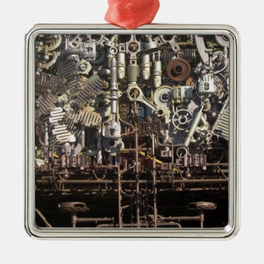 スチームパンク機械機械 メタルオーナメント (正面)