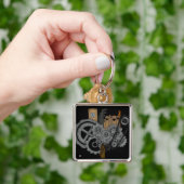 スチームパンク機械 キーホルダー (手)