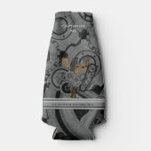 スチームパンク機械（フルカラー） ボトルクーラー (正面)