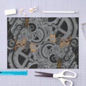 スチームパンク機械(フルカラー) 薄葉紙 (クラフト)