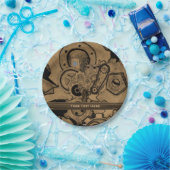 スチームパンク機械（ブラッシー） ペーパープレート (パーティー)