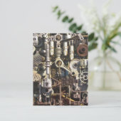 スチームパンク機械 ポストカード (スタンド正面)