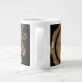 スチームパンク機械（銅） ジャンボコーヒーマグカップ (裏面)