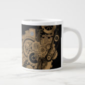 スチームパンク機械（銅） ジャンボコーヒーマグカップ (右)