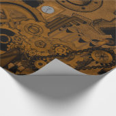 スチームパンク機械（銅） ラッピングペーパー (角)