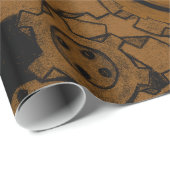 スチームパンク機械（銅） ラッピングペーパー (ロールコーナー)