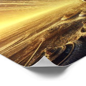 スチームパンク機関車 ポスター (角)