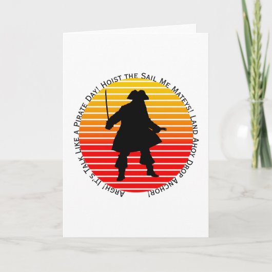 スチームパンク海賊が海賊の日みたいにしゃべるぞ! カード (正面)