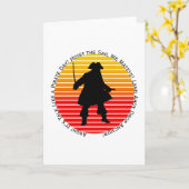 スチームパンク海賊が海賊の日みたいにしゃべるぞ! カード (黄色い花)