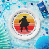 スチームパンク海賊が海賊の日みたいにしゃべるぞ！ ペーパープレート (パーティー)