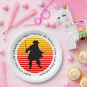 スチームパンク海賊が海賊の日みたいにしゃべるぞ！ ペーパープレート (パーティー)